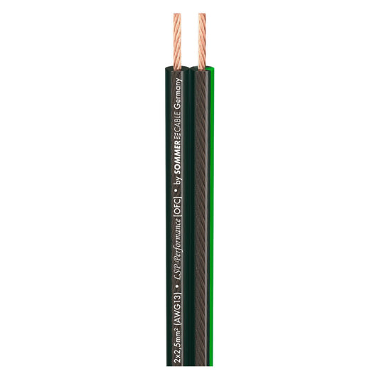 Sommer Cable Högtalarkabel SC-Orbit 225 MKII, HighEnd; 1 x 2 x 2,50 mm²; PVC; 10,2 x 4,8 mm; transparent (pris/m)