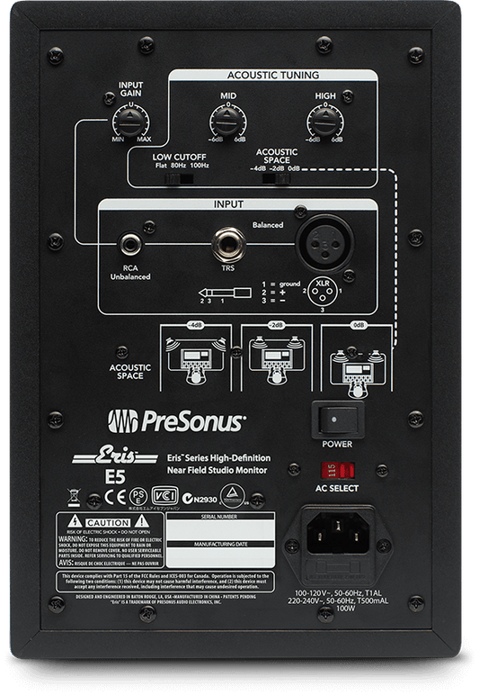 Presonus Eris E5 Studiomonitor (pris/st)
