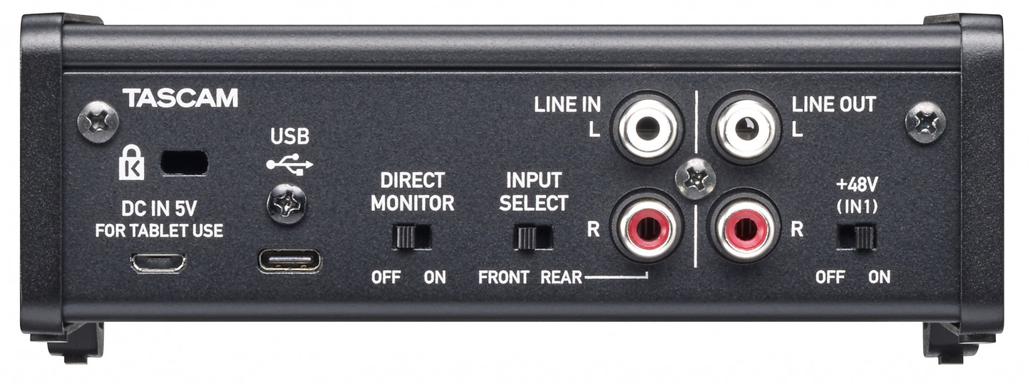 Tascam US-1X2HR USB Audio interface 1 in 2 out