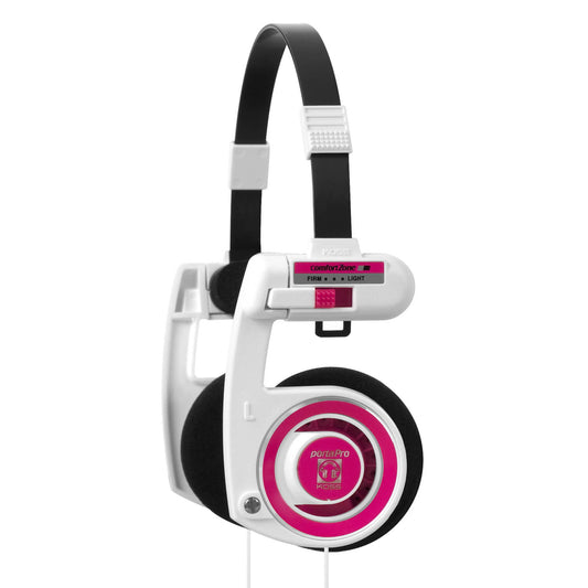 KOSS Hörlur PortaPro 2.0 Original On Ear White Pitahaya