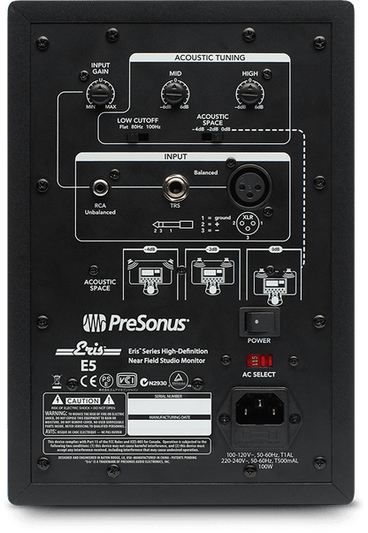 Presonus Eris E5 Studiomonitor (pris/st)