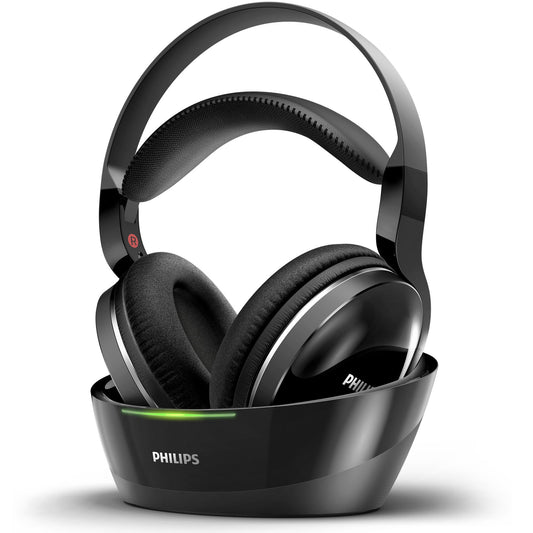 Philips SHD8850/12 Hörlurar Over-Ear TV Trådlösa 30m räckvidd, Svarta