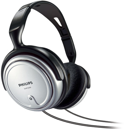 Philips SHP2500/12 Hörlurar Over-Ear TV/Stereo Lång kabel volymkontroll SHP2500/12 Grå/Svart