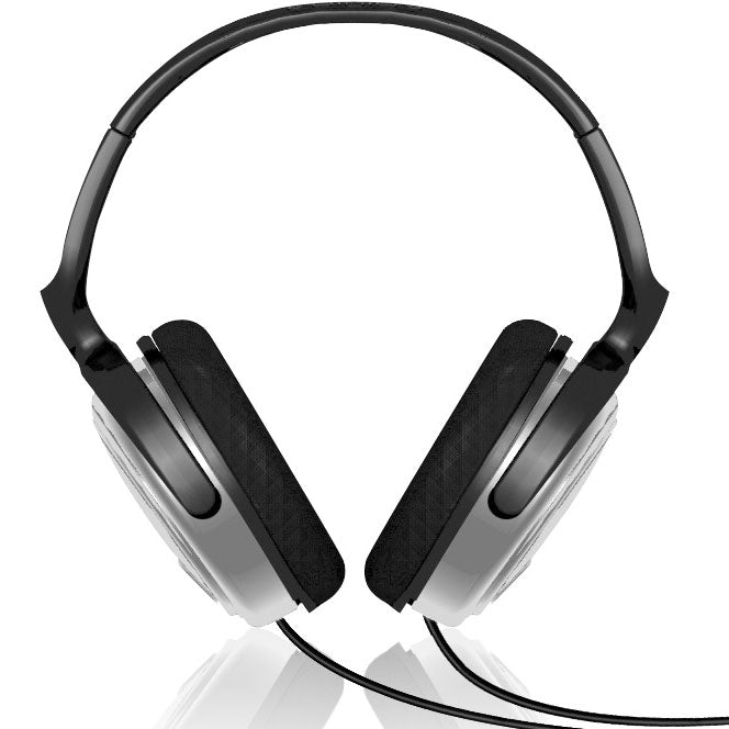 Philips SHP2500/12 Hörlurar Over-Ear TV/Stereo Lång kabel volymkontroll SHP2500/12 Grå/Svart