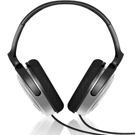 Philips SHP2500/12 Hörlurar Over-Ear TV/Stereo Lång kabel volymkontroll SHP2500/12 Grå/Svart