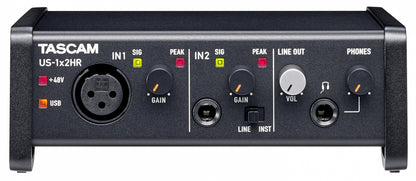 Tascam US-1X2HR USB Audio interface 1 in 2 out